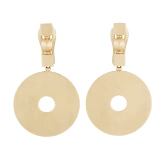 Pre-Owned Bulgari 18ct Yellow Gold Drop Earrings Pre-Owned Bulgari 18ct Yellow Gold Drop Earrings