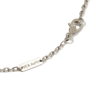 Vintage And Estate Jewelry Contemporary 18K White Gold Van Cleef & Arpels Diamond Necklace