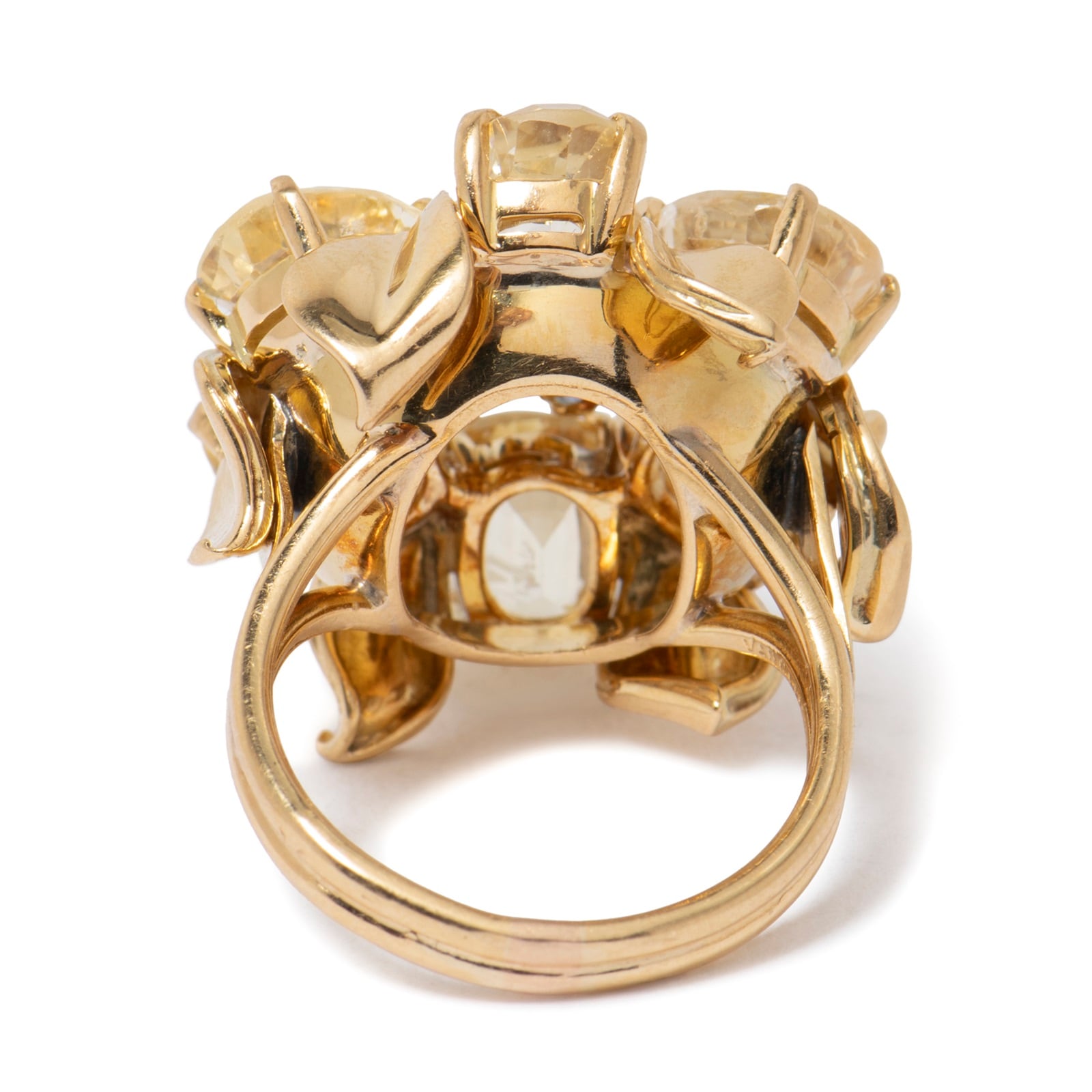 Vintage And Estate Jewelry Vintage 18K Yellow Gold Van Cleef & Arpels Sapphire Ring - Size 6.5