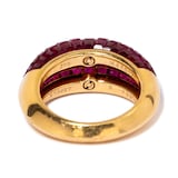 Vintage And Estate Jewelry Vintage 18K Yellow Gold Van Cleef & Arpels Ruby Ring - Size 5.5