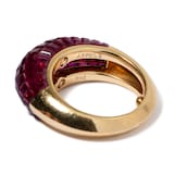 Vintage And Estate Jewelry Vintage 18K Yellow Gold Van Cleef & Arpels Ruby Ring - Size 5.5