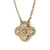 Vintage And Estate Jewelry Contemporary 18K Yellow Gold Van Cleef & Arpels Diamond Necklace