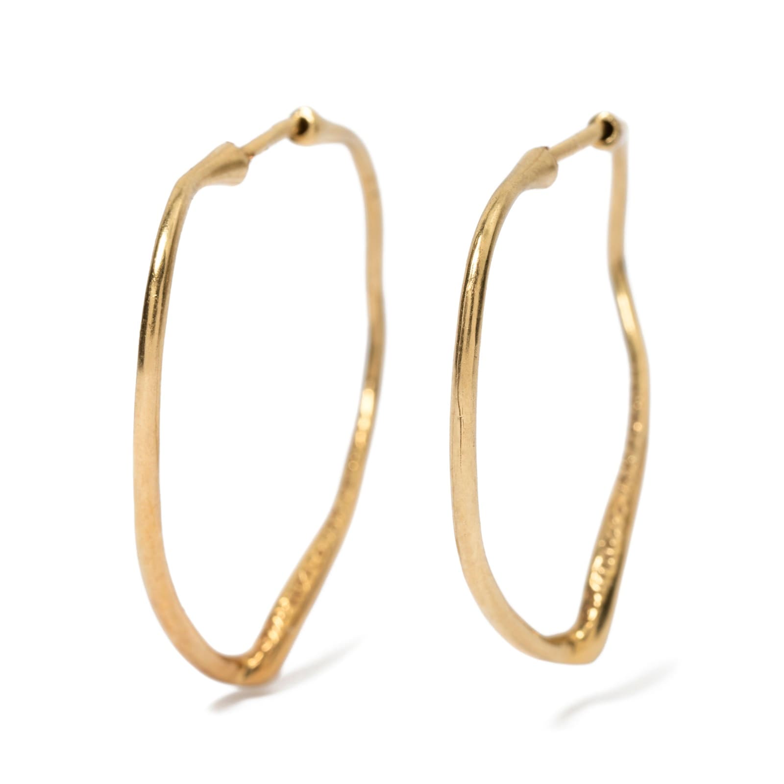 Vintage And Estate Jewelry Pre-Owned 18K Yellow Gold Tiffany & Co Elsa Peretti Earrings