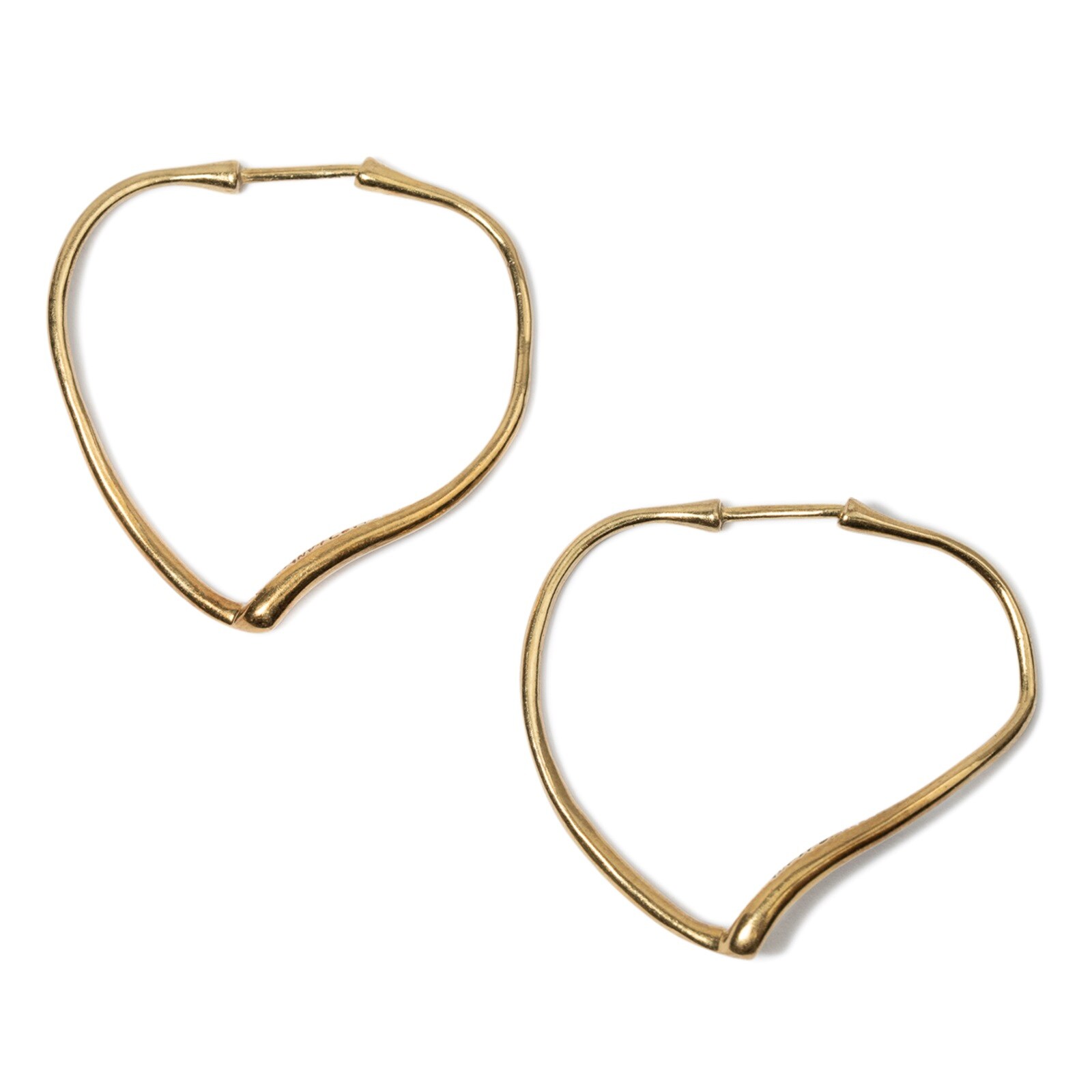 Vintage And Estate Jewelry Pre-Owned 18K Yellow Gold Tiffany & Co Elsa Peretti Earrings