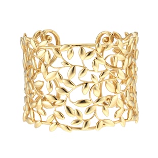 Pre-Owned Tiffany & Co. 18ct Yellow Gold Tiffany & Co. Olive leaf cuff by Paloma Picasso
