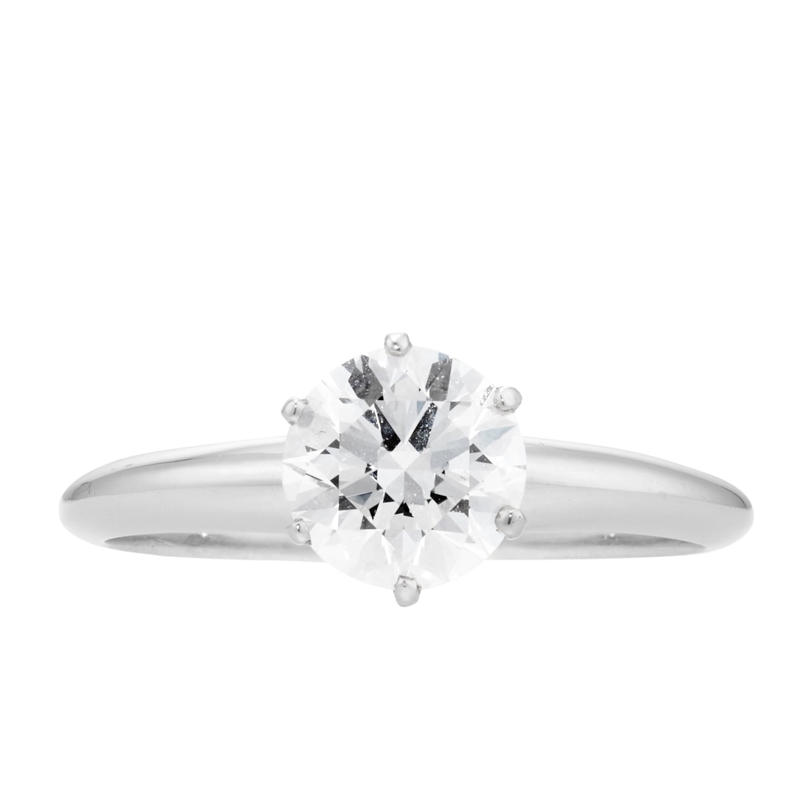 Pre-Owned Tiffany & Co. 900 Platinum Tiffany & Co. Solitaire Diamond Ring