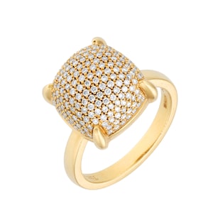 Pre-Owned Tiffany & Co. 18ct Yellow Gold Tiffany & Co. Sugar Stack Diamond Ring