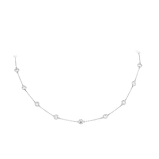 Pre-Owned Tiffany & Co. Platinum Elsa Peretti for Tiffany & Co. Diamonds by the Yard Necklace