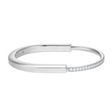 Pre-Owned Tiffany & Co. 18ct White Gold and Diamond Tiffany & Co. Lock Bracelet