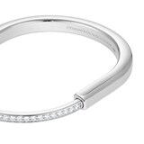 Pre-Owned Tiffany & Co. 18ct White Gold and Diamond Tiffany & Co. Lock Bracelet