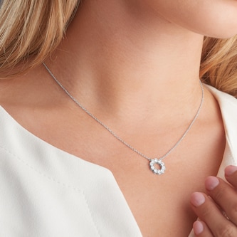 Pre-Owned Tiffany & Co Platinum 0.70ct Diamond Necklace Pre-Owned Tiffany & Co Platinum 0.70ct Diamond Necklace