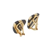 Pre-Owned Tiffany & Co 18ct Yellow Gold Vintage Jade Earrings