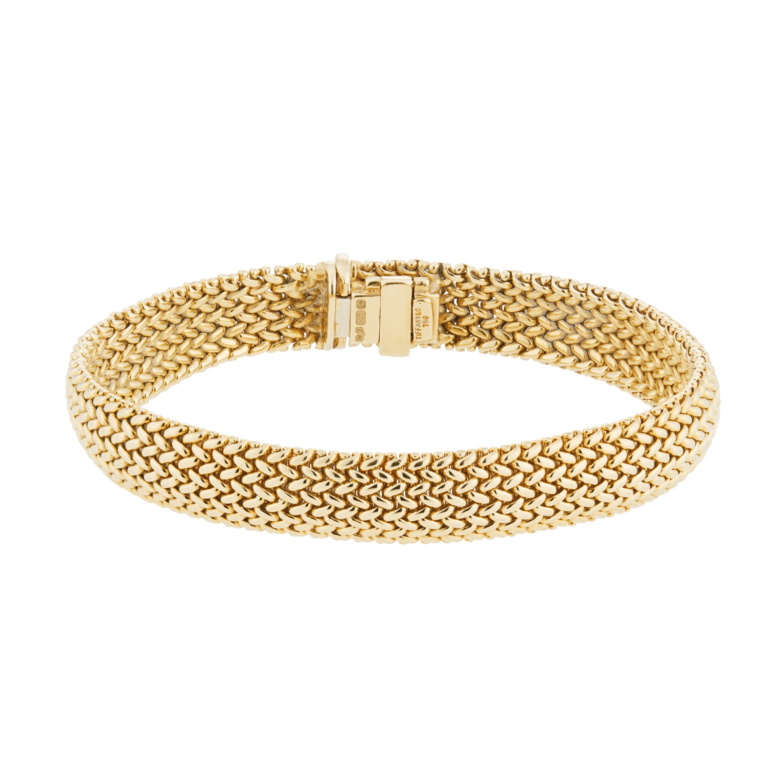 18ct Yellow Gold Somerset Mesh Bracelet