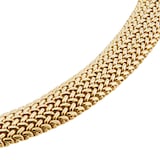 Pre-Owned Tiffany & Co 18ct Yellow Gold Somerset Mesh Bracelet - Size 7.75