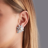 Pre-Owned Tiffany & Co Platinum 4.42ct Diamond & Pearl Earrings