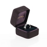 Pre-Owned Tiffany & Co 18ct White Gold Tiffany T Narrow Diamond Ring - Ring Size 5
