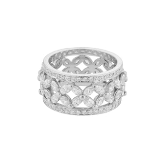 Pre-Owned Tiffany & Co Platinum 2.59ct Marquise & Round Diamond Ring - Ring Size 5.75 Pre-Owned Tiffany & Co Platinum 2.59ct Marquise & Round Diamond Ring - Ring Size 5.75