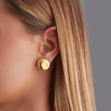 Pre-Owned Tiffany & Co 18ct Yellow Gold Elsa Peretti Buttons Earrings