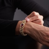 Pre-Owned Tiffany & Co 18ct Yellow Gold Paloma Picasso Rubellite Tourmaline 7.00ct Diamond Bracelet - Size 8.5