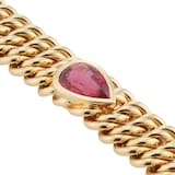 Pre-Owned Tiffany & Co 18ct Yellow Gold Paloma Picasso Rubellite Tourmaline 7.00ct Diamond Bracelet - Size 8.5