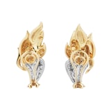 Pre-Owned Tiffany & Co Platinum & 18ct Yellow Gold Schlumberger 1.00ct Diamonds Earrings