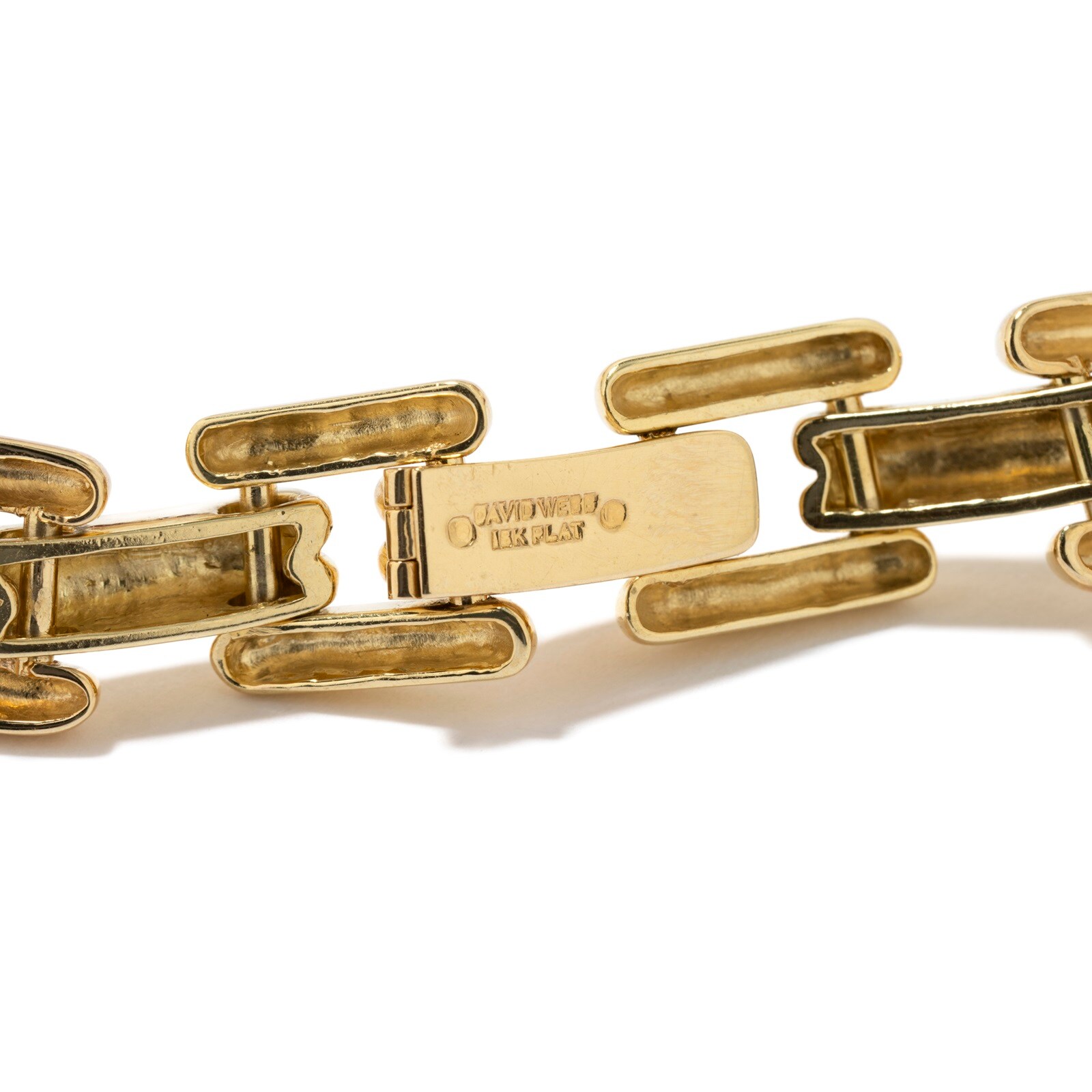 Vintage And Estate Jewelry Vintage Platinum & 18K Yellow Gold David Webb Diamond & Multi-Color Stone Necklace