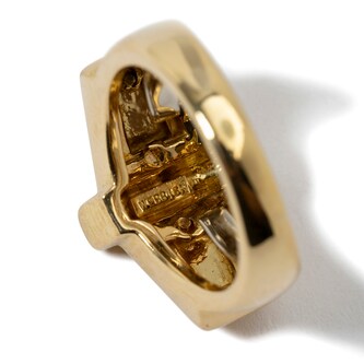 Vintage And Estate Jewelry 18K Yellow Gold David Webb Vintage Ring - Size 6.5