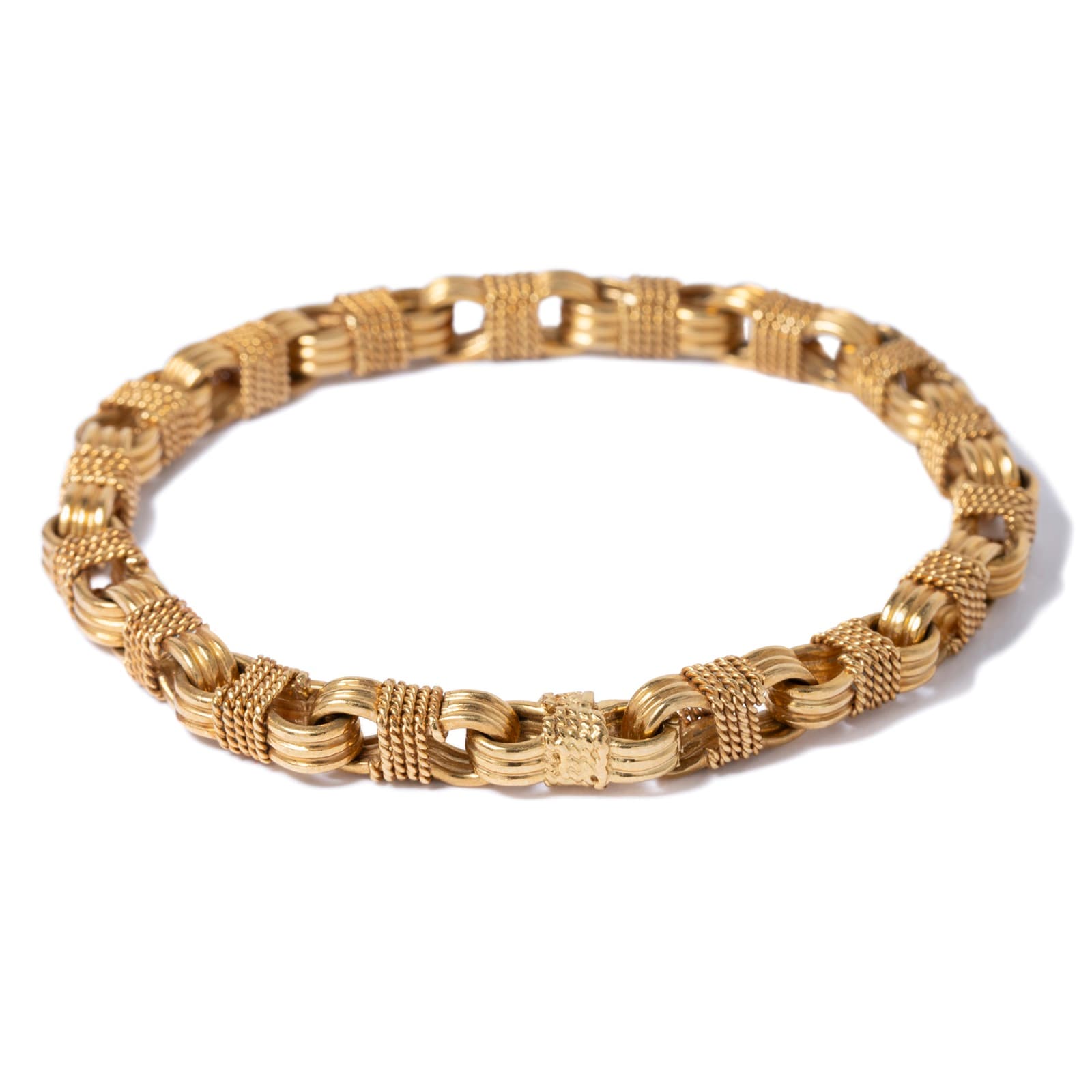 Vintage And Estate Jewelry Vintage 18K Rose Gold Bracelet Vintage And Estate Jewelry Vintage 18K Rose Gold Bracelet