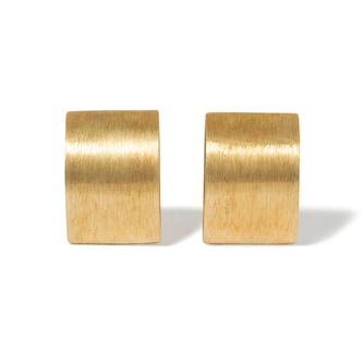 Vintage And Estate Jewelry Contemporary 18K Yellow Gold Earrings