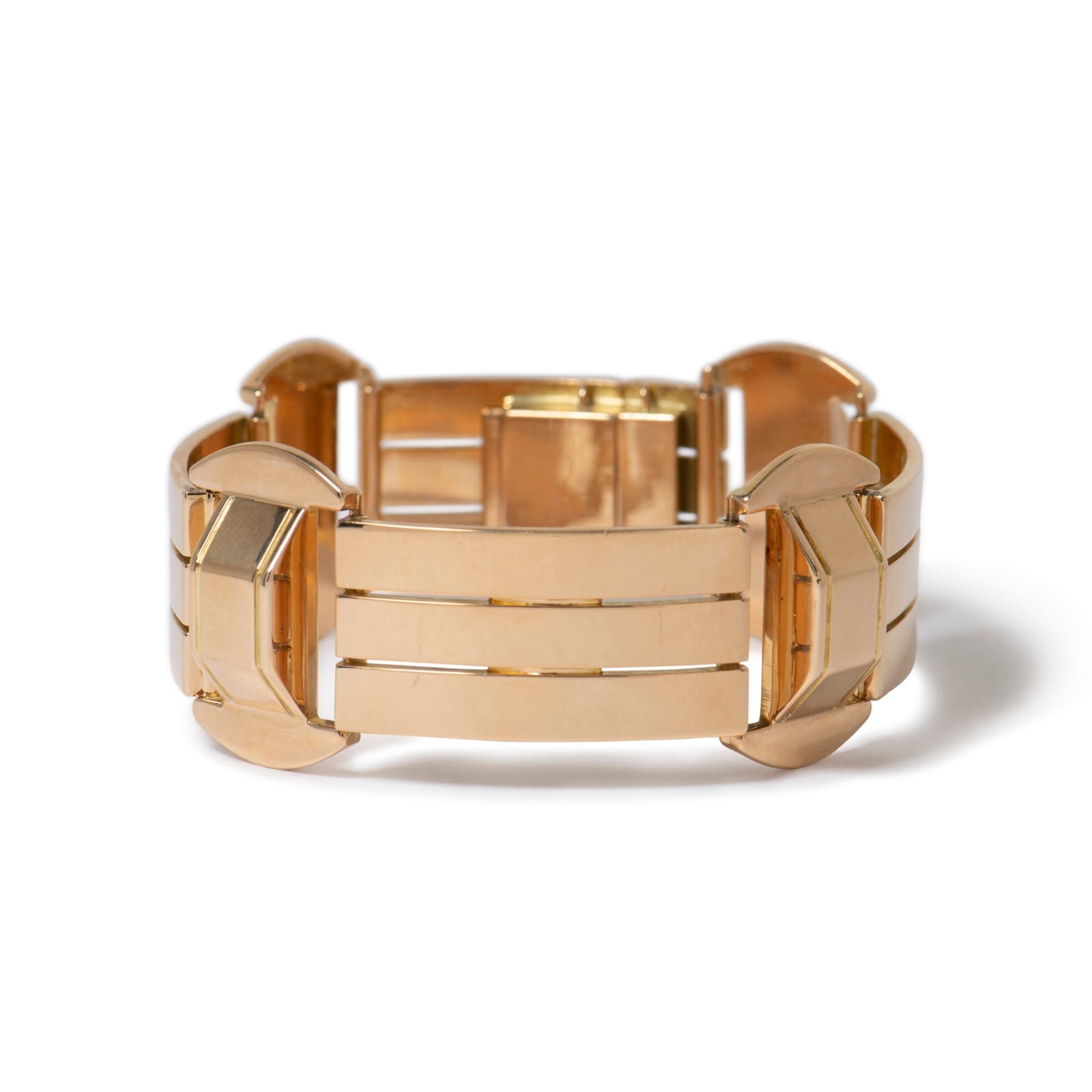 Vintage And Estate Jewelry Vintage 18K Rose Gold Bracelet Vintage And Estate Jewelry Vintage 18K Rose Gold Bracelet