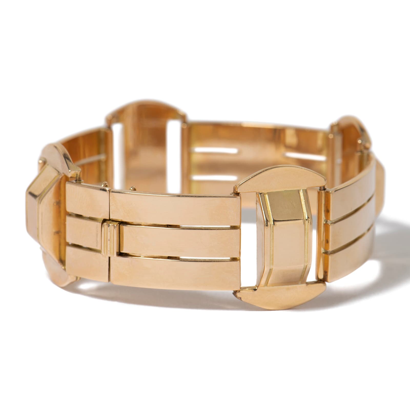 Vintage And Estate Jewelry Vintage 18K Rose Gold Bracelet Vintage And Estate Jewelry Vintage 18K Rose Gold Bracelet