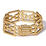 Vintage And Estate Jewelry Elegant 18K Yellow Gold Vintage Bracelet