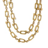 Vintage And Estate Jewelry 18K Yellow Gold Vintage Necklace