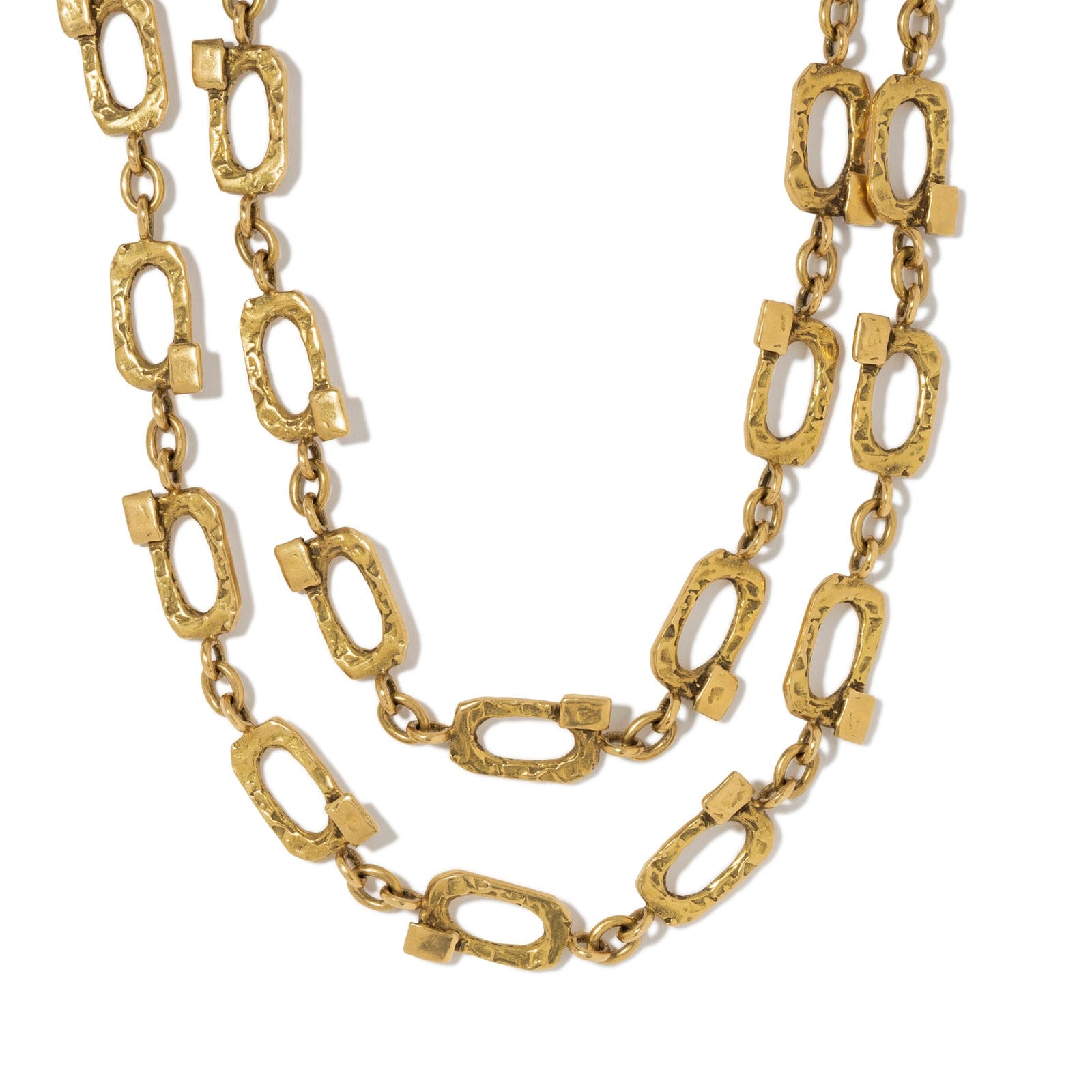 Vintage And Estate Jewelry 18K Yellow Gold Vintage Necklace