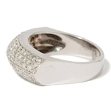 Vintage And Estate Jewelry 14K White Gold Diamond Vintage Ring - Size 6.25