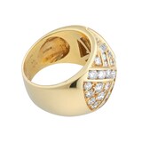 Pre-Owned and Vintage Jewellery 18ct Yellow Gold Italian Diamond Ring