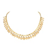 Pre-Owned and Vintage Jewellery Vintage 18ct Yellow Gold Tear Drop Citrine Necklace