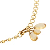 Pre-Owned and Vintage Jewellery Vintage 18ct Yellow Gold Tear Drop Citrine Necklace