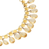Pre-Owned and Vintage Jewellery Vintage 18ct Yellow Gold Tear Drop Citrine Necklace