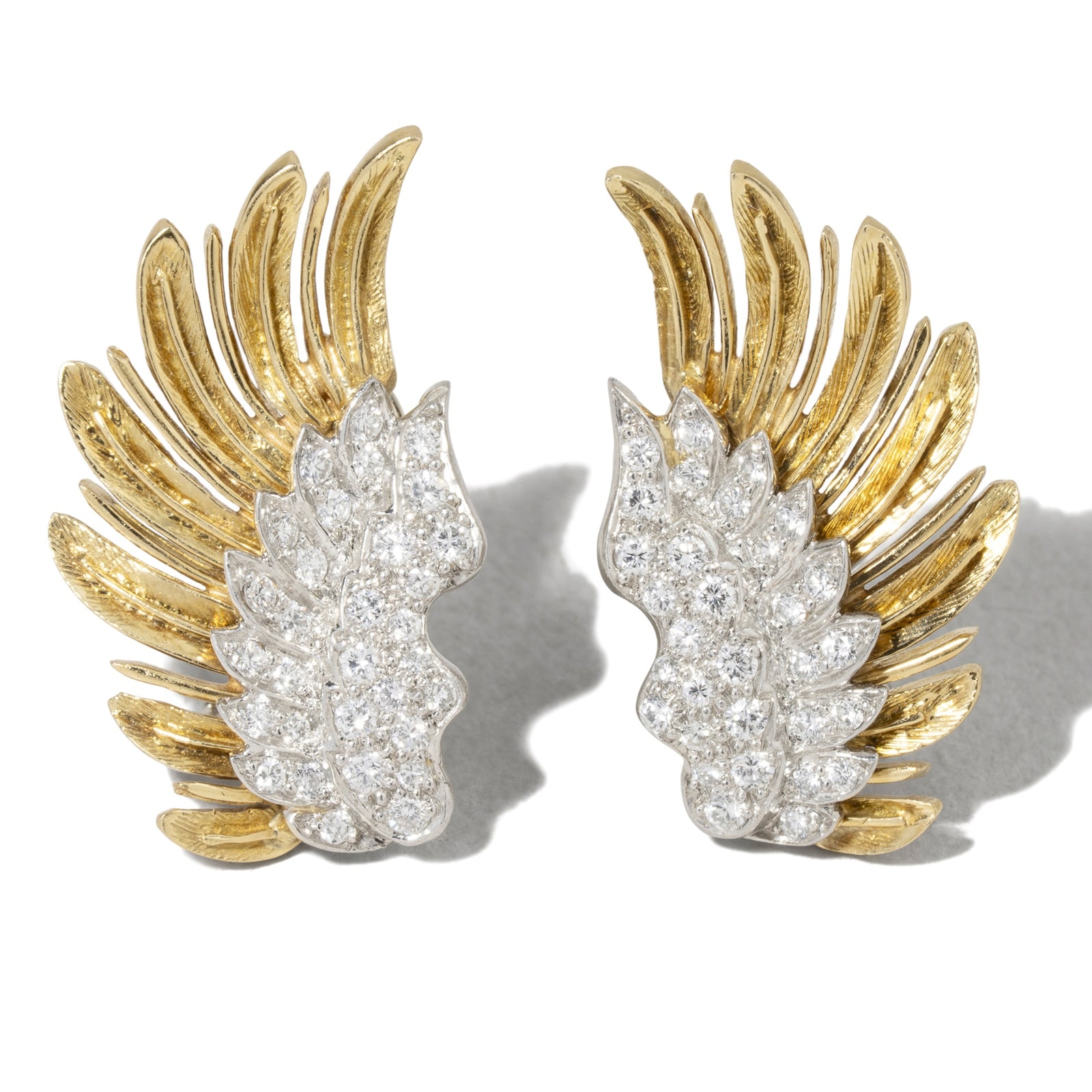 Vintage And Estate Jewelry Vintage 18K Yellow Gold 0.50cttw Diamond Stud Earrings