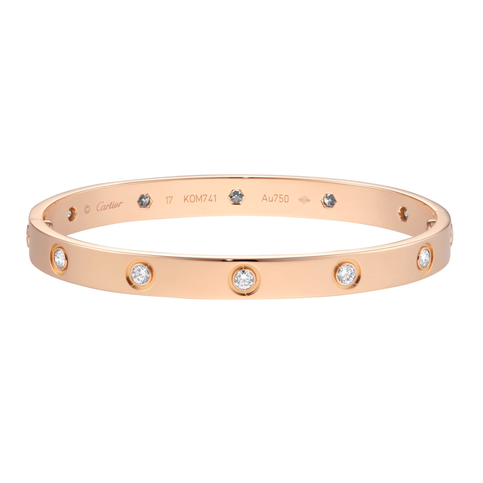 Love Bracelet B6040617 - Size 17 Love Bracelet B6040617 - Size 17