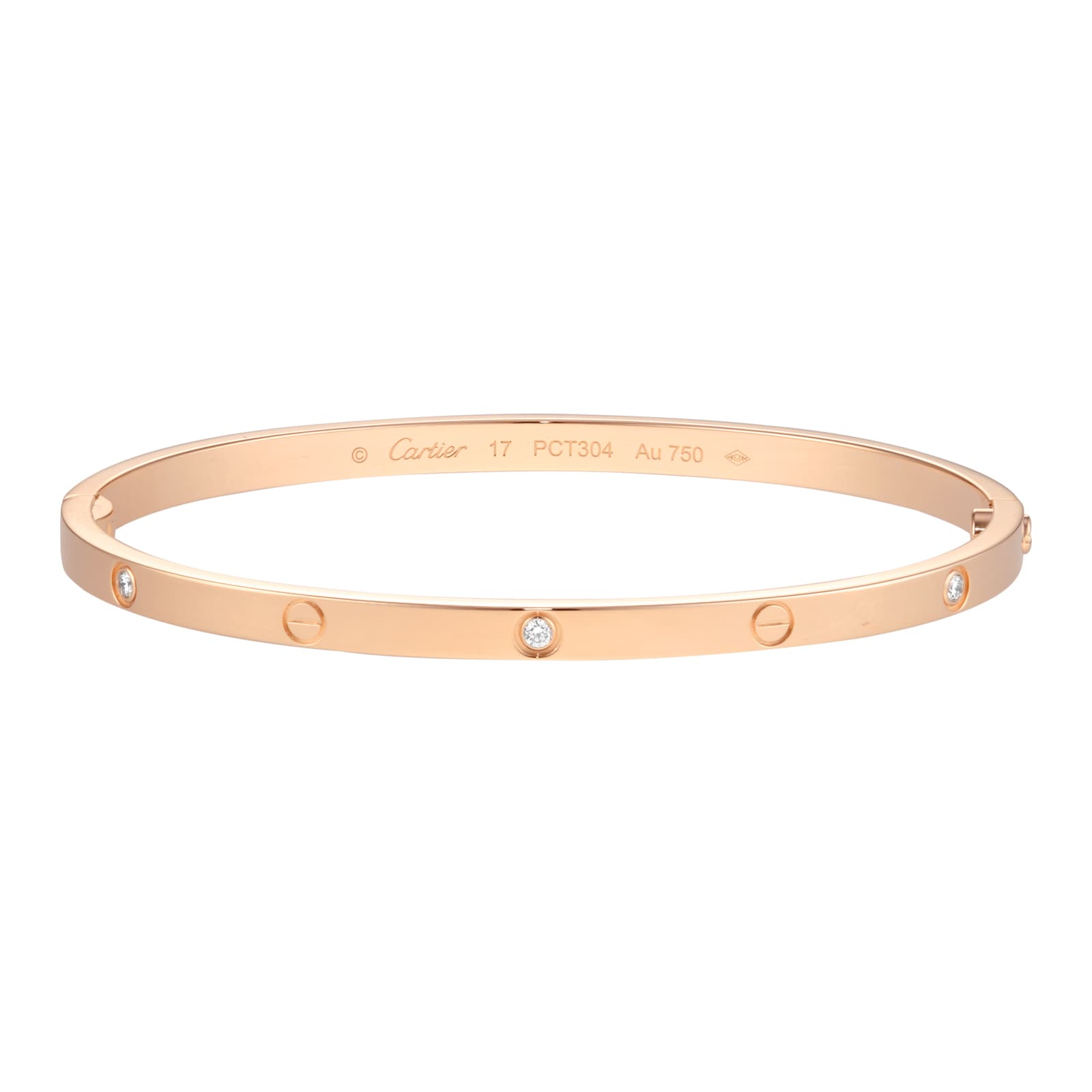 Love Bracelet B6047617 - Size 17 Love Bracelet B6047617 - Size 17