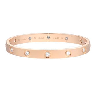 Pre-Owned Cartier Love Bracelet B6040616 - Size 16 Pre-Owned Cartier Love Bracelet B6040616 - Size 16