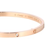 Pre-Owned Cartier Love Bracelet B6047617 - Size 17