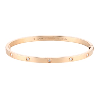 Pre-Owned Cartier Love Bracelet B6047917 - Size 17 Pre-Owned Cartier Love Bracelet B6047917 - Size 17