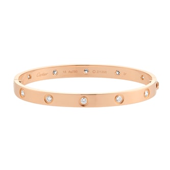 Pre-Owned Cartier Love Bracelet B6040618 - Size 18