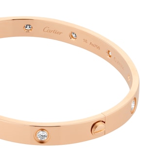 Pre-Owned Cartier Love Bracelet B6040618 - Size 18
