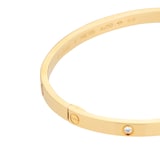 Pre-Owned Cartier Love 6 Diamond Bracelet Small Model B6047217 - Size 17