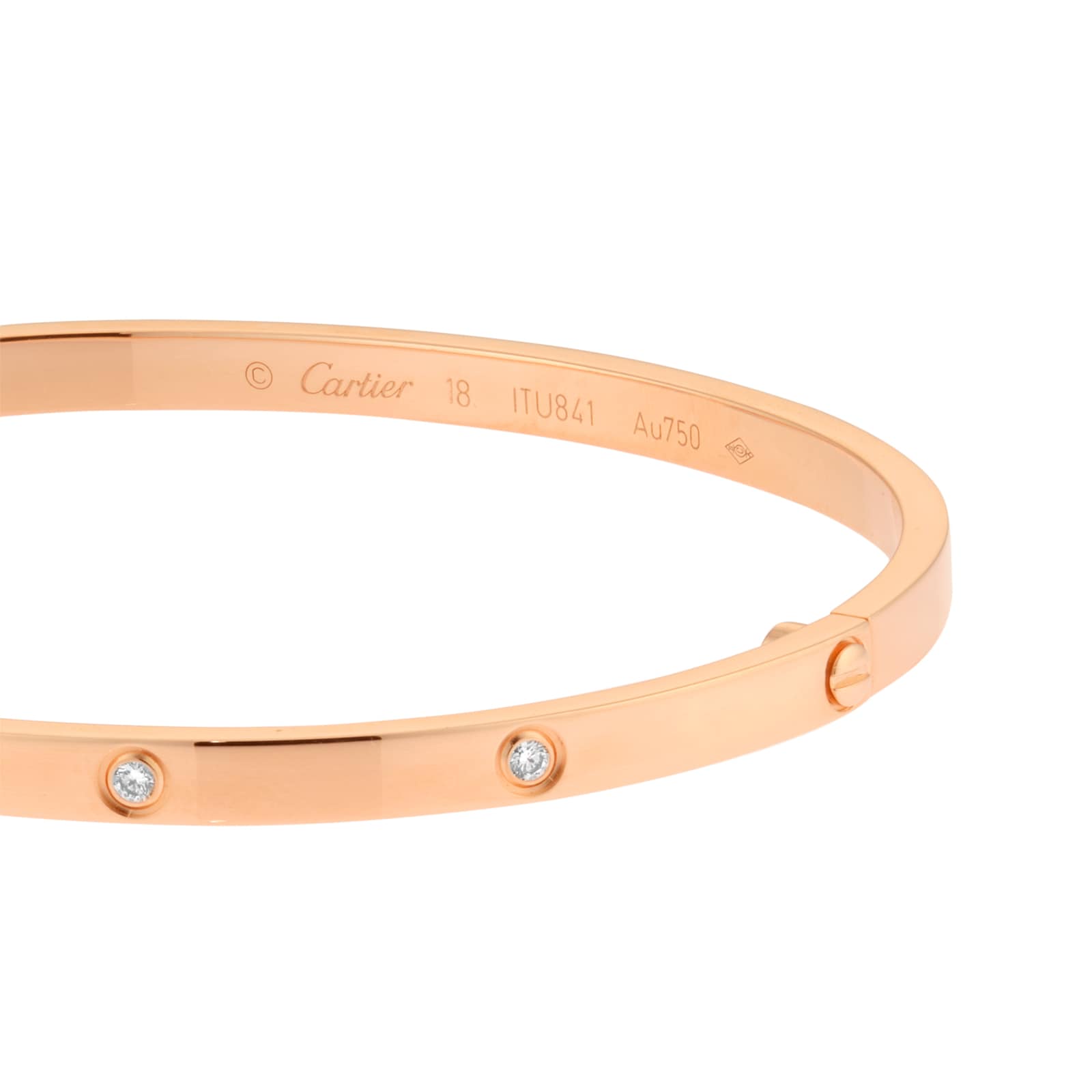 Pre-Owned Cartier Love Bracelet B6047918 - Size 18