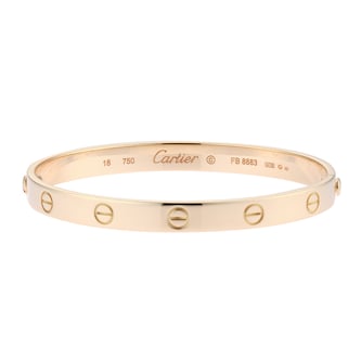 Pre-Owned Cartier Love Bracelet 60081965 - Size 18